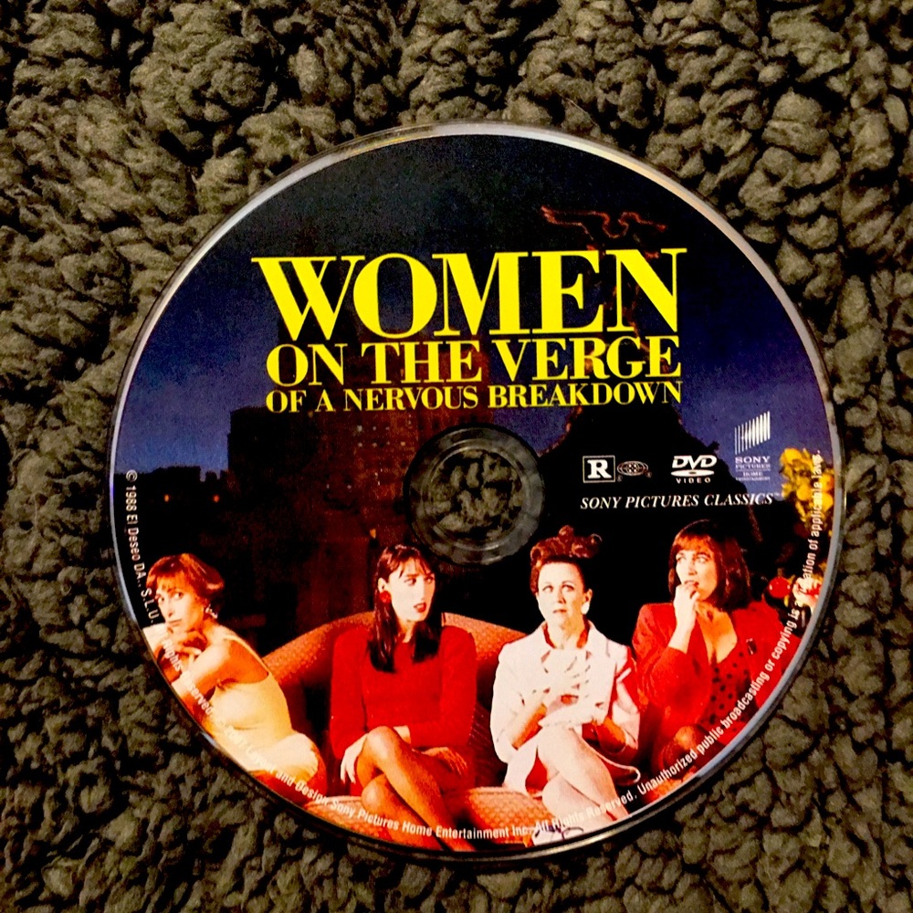 DVD - “Women On The Verge of a Nervous Breakdown” by Pedro Almodovar